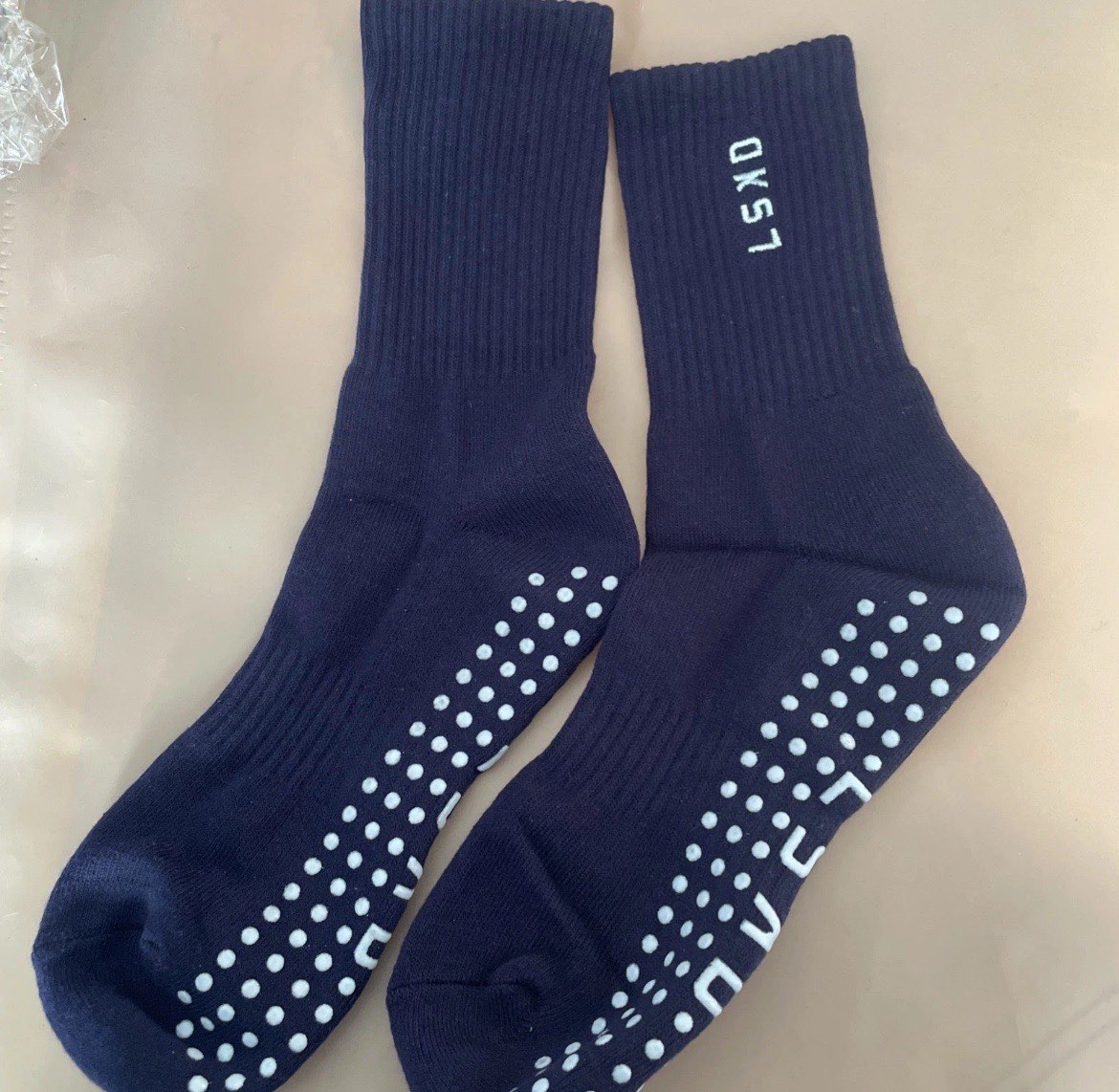 LSKD navy blue grip socks 1 pair | UK6-8| New without tags
