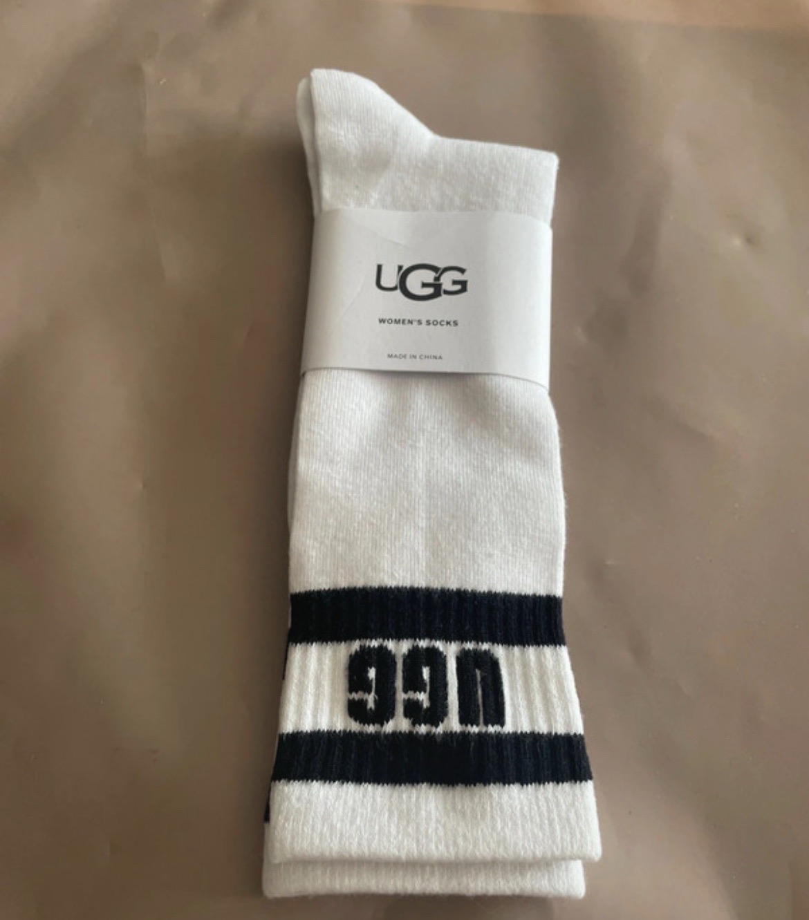 Ugg Lathan Logo Crew Socks EU36-41