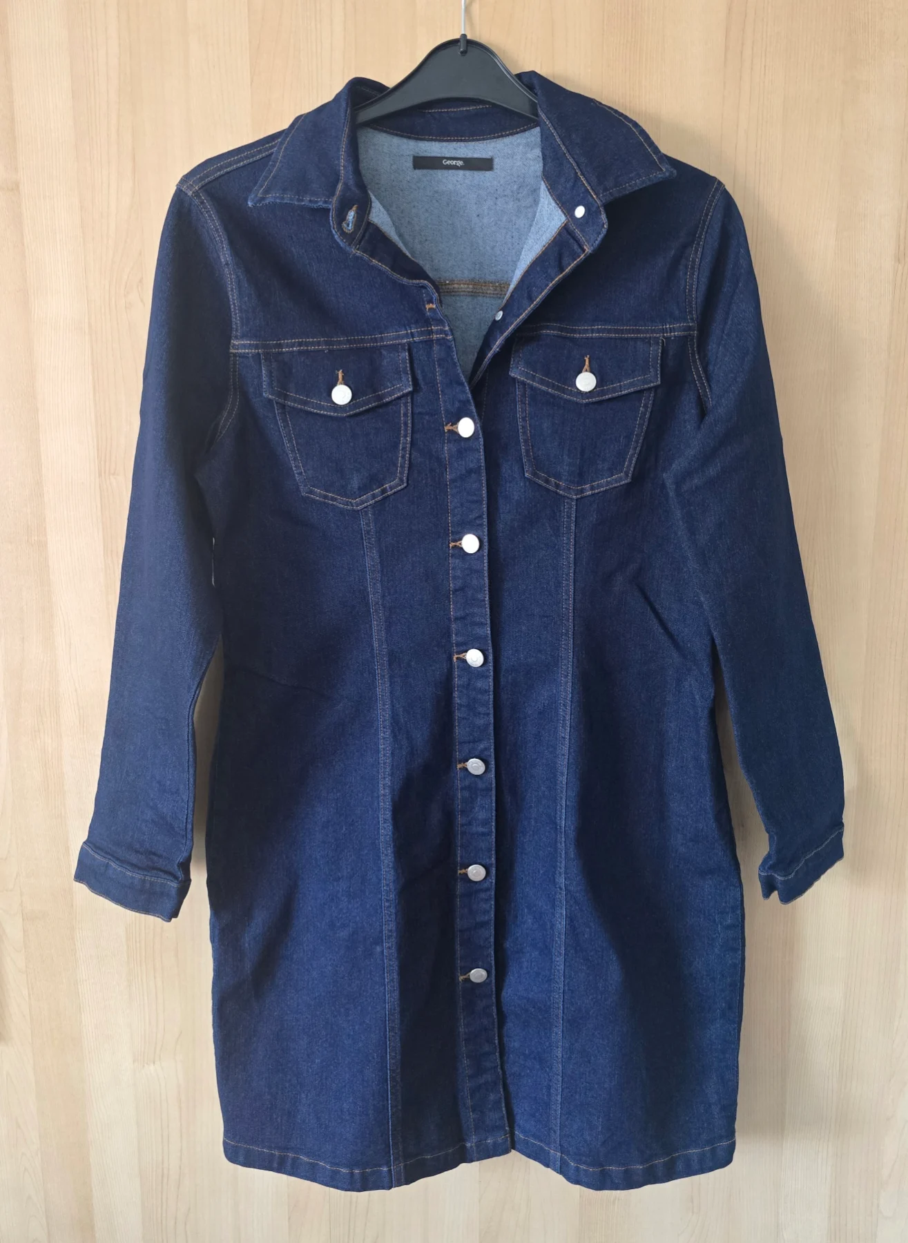 Denim shirt dress size 14