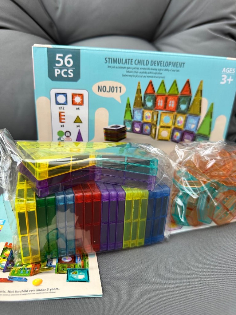 X56 pcs/set STEM magnetic tiles