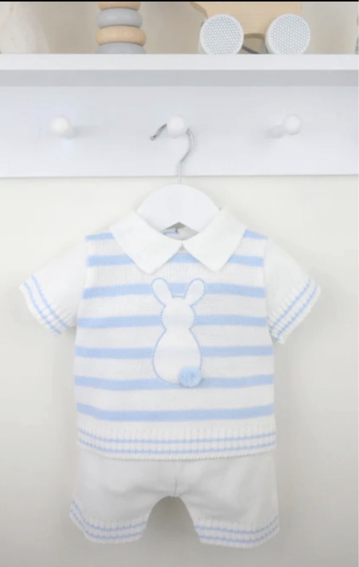Pex Bunny Shorts Suit - 3-6M