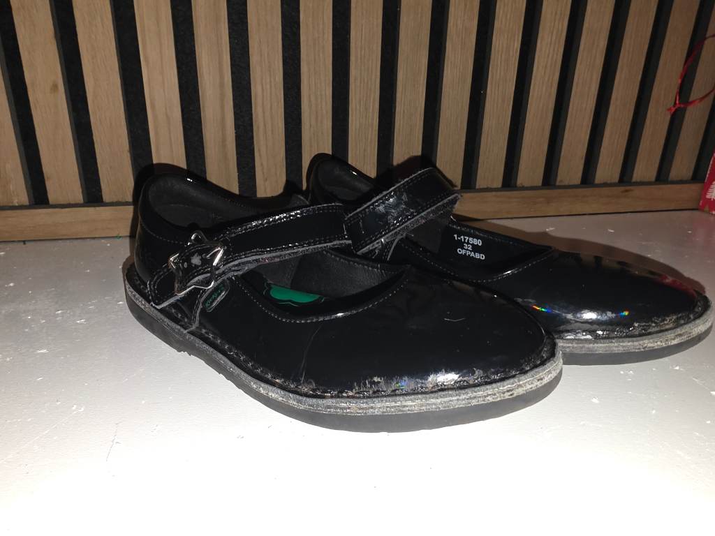 Black Girls Kickers Shoes Size 13