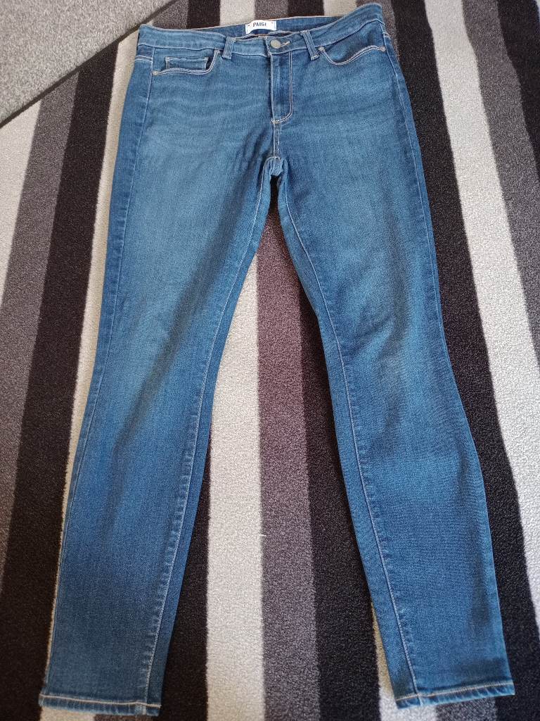 Paige hoxton ankle ladies jeans W32x28 mid blue duvall colour