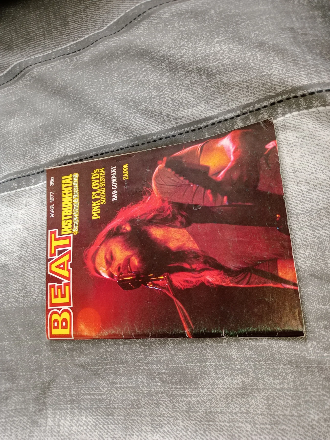Beat instrumental magazine mar 1977 pink Floyd special