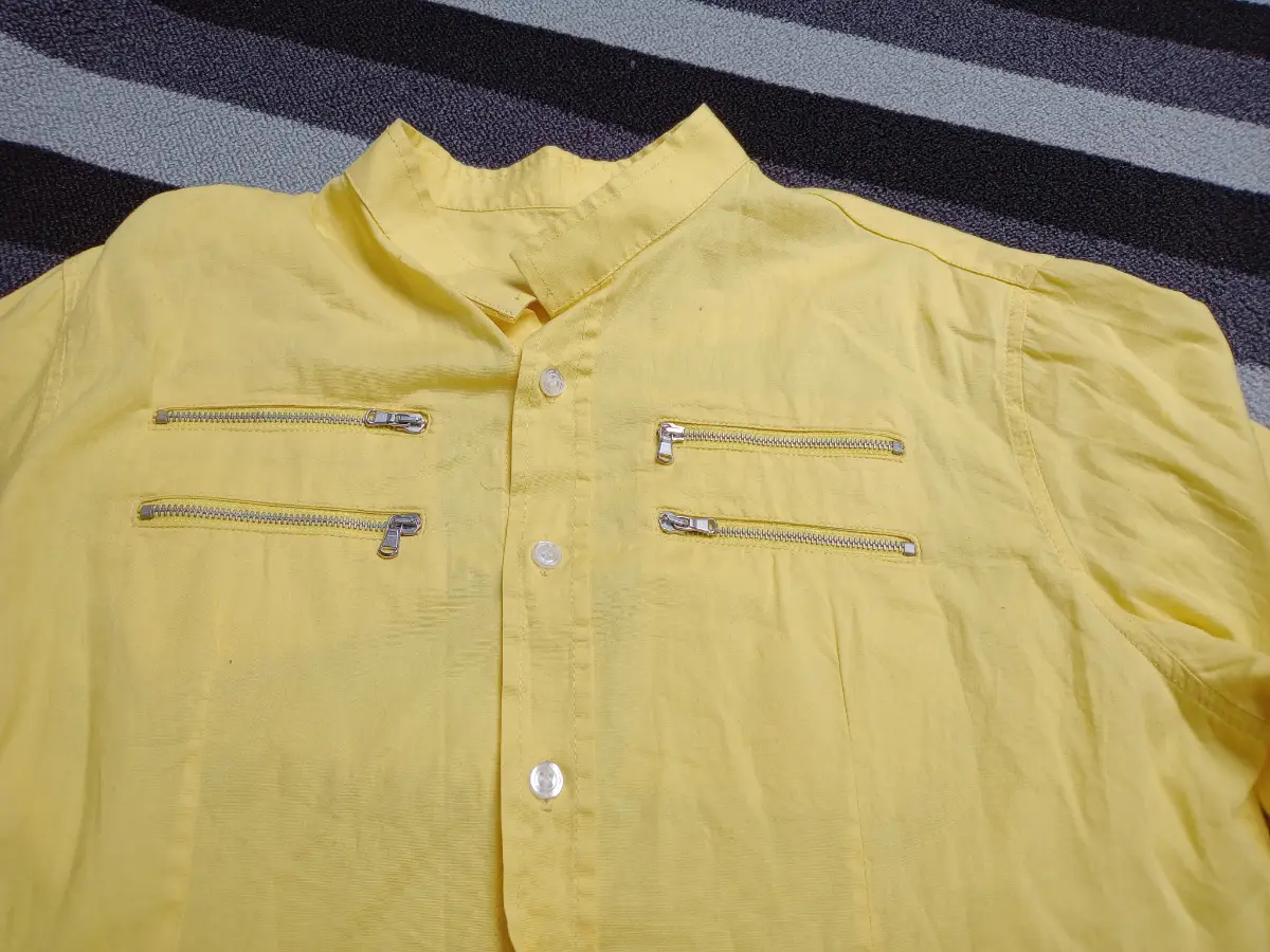 51 lab Cinquantuno ladies yellow shirt S long sleeve Italian