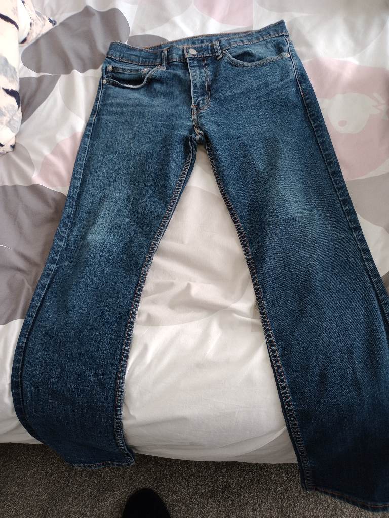 levis mens 511 jeans W34x32 dark blue vintage model