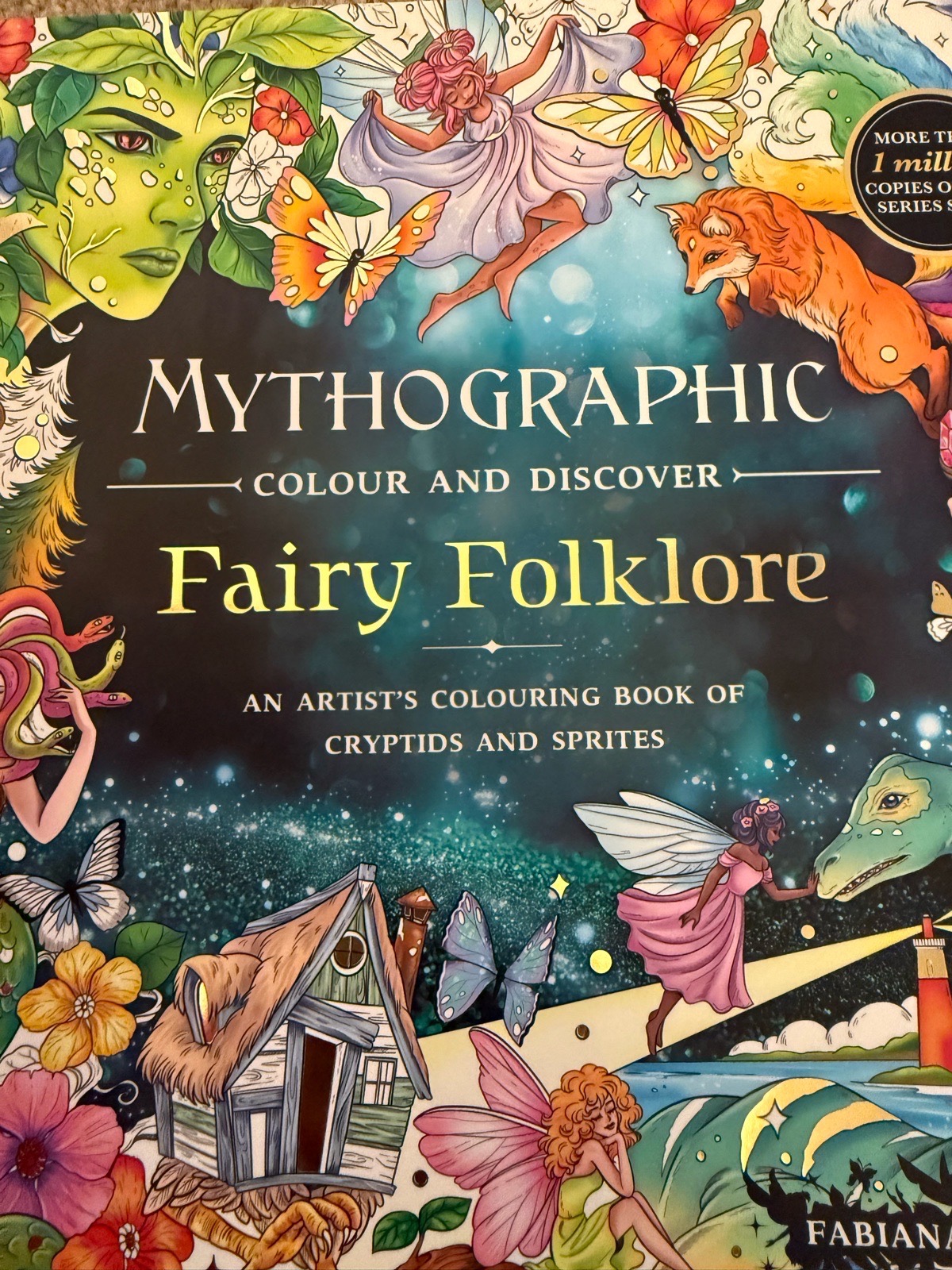 Mythographic Fairy Folklore Colouring Book