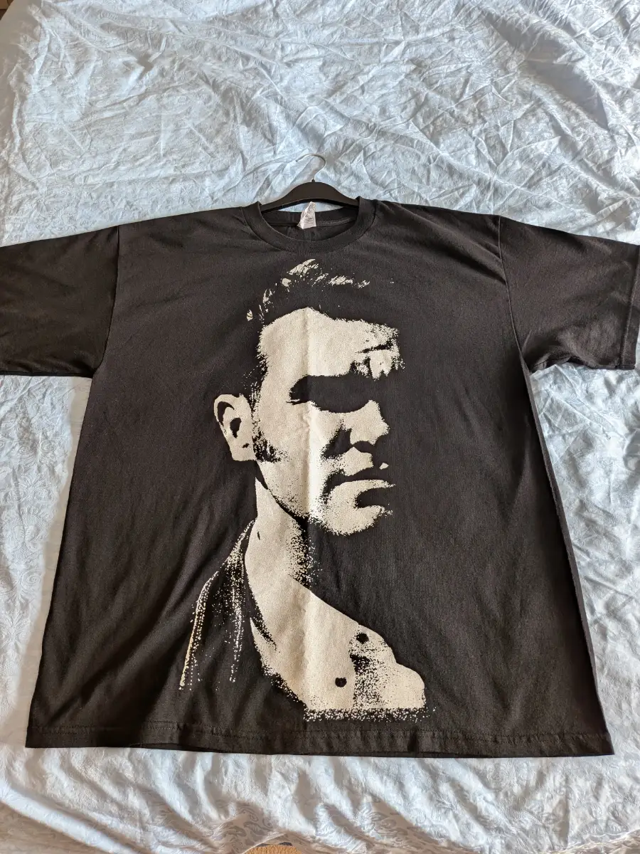 Morrissey black triple A tag T shirt mens XL new without tags