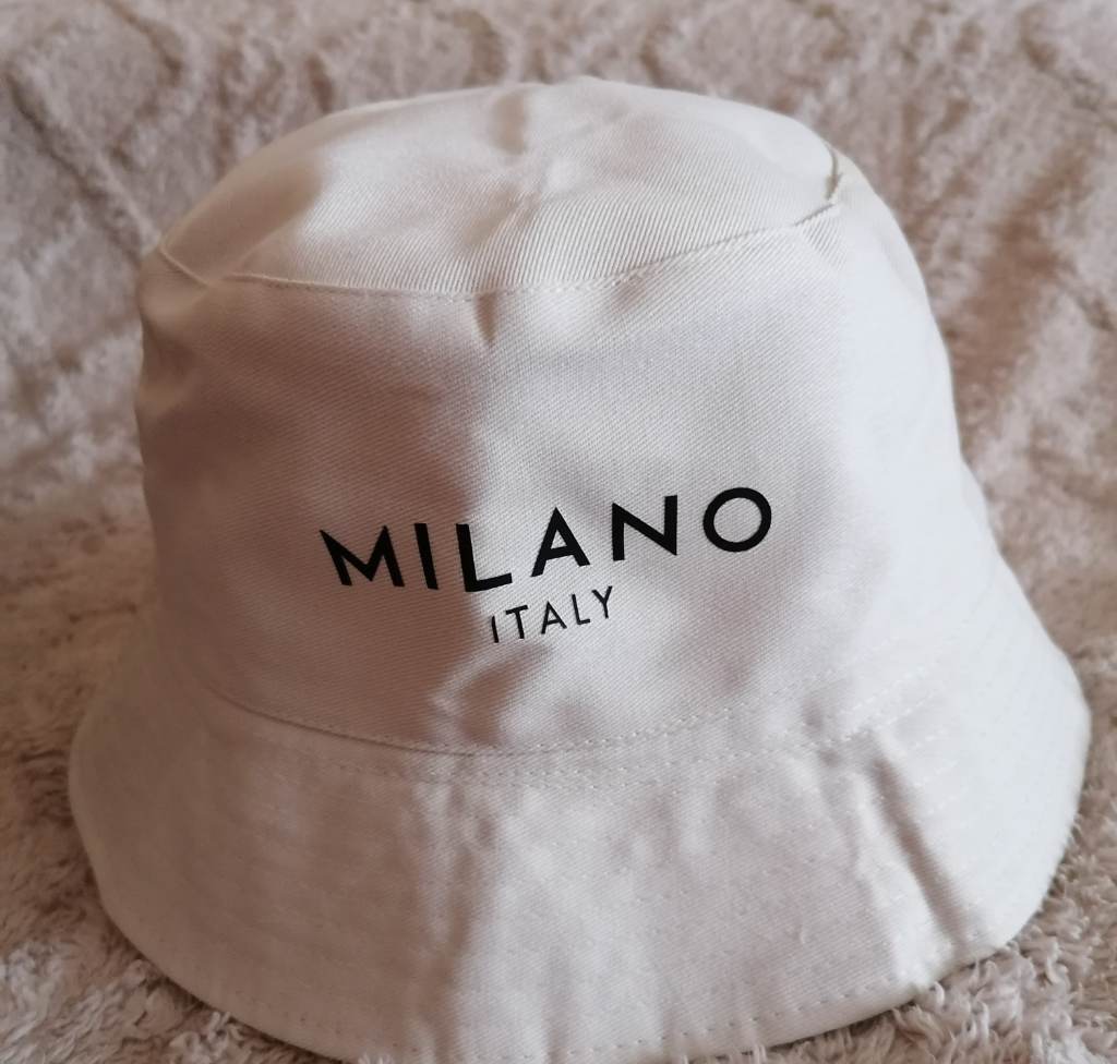 Creamy beige Milano Italy Bucket Hat unisex adult