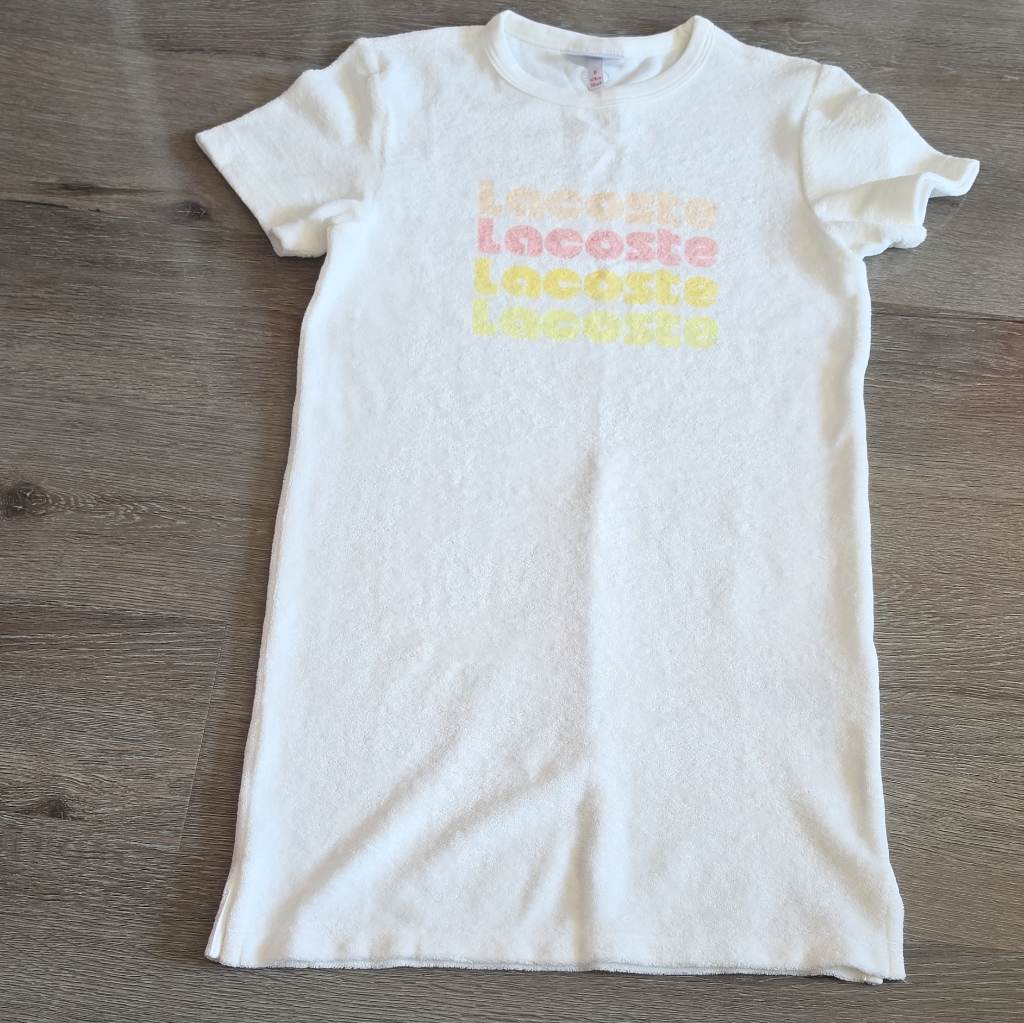 Lacoster brand new cream colour dress,size 8 years