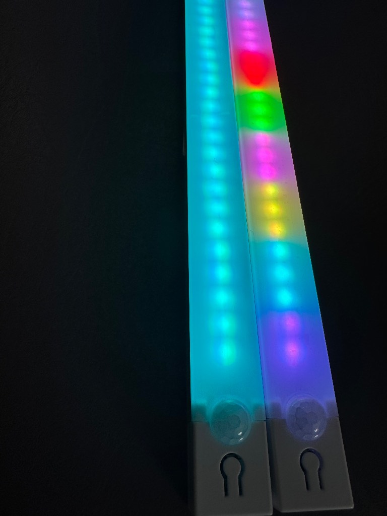 x2 30cm LED Night lights Motion Sensor Multicolour