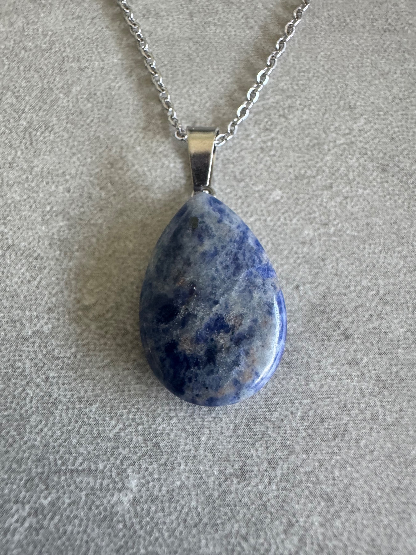 Blue sodalite necklace
