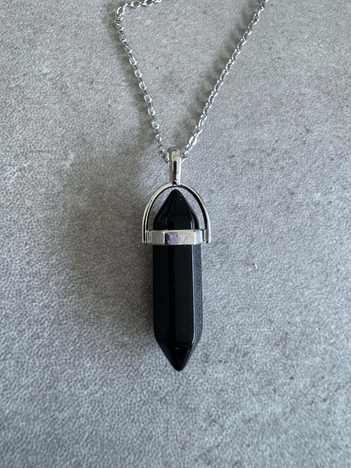 Obsidian necklace