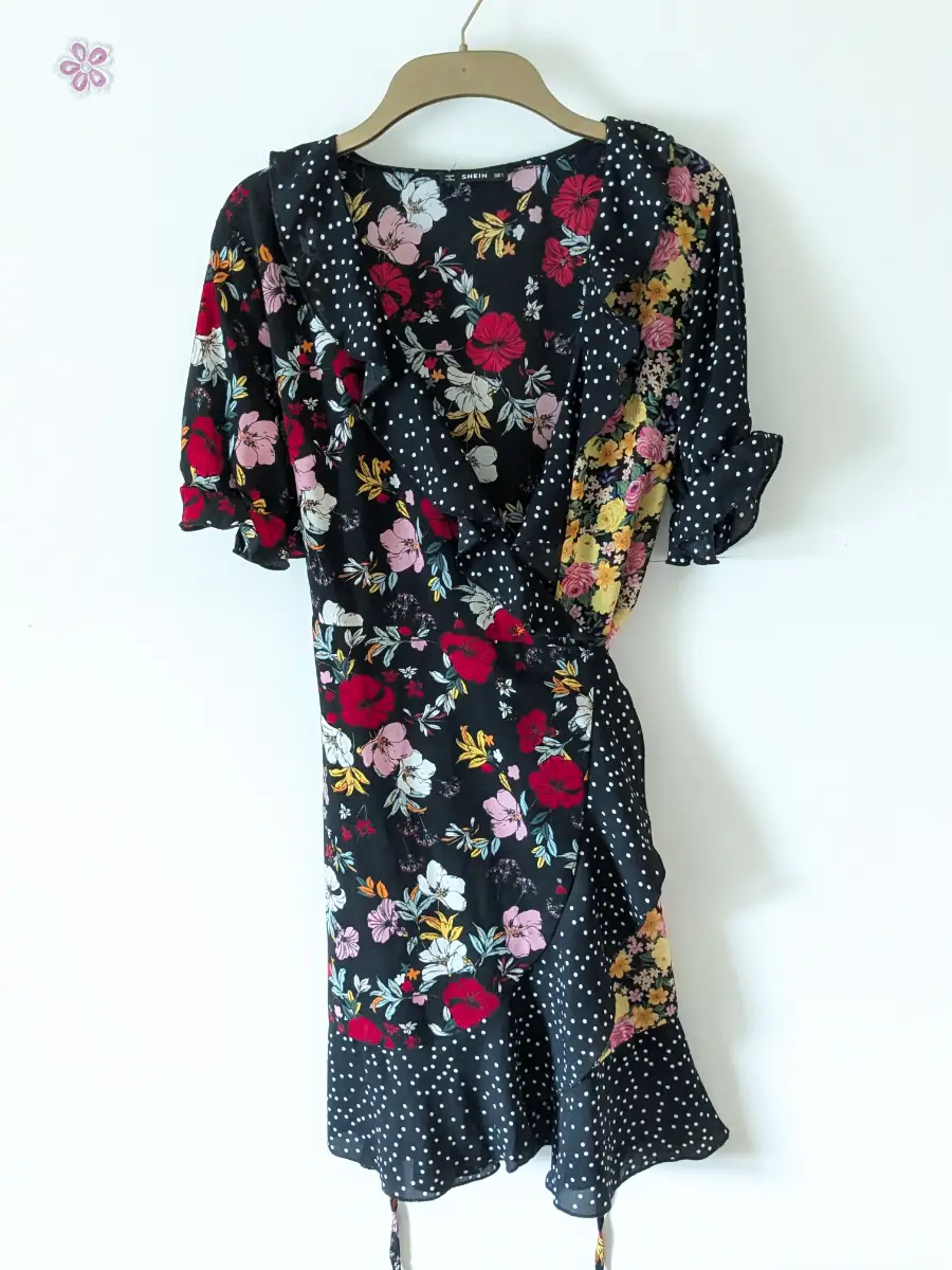 Shein cross over dress