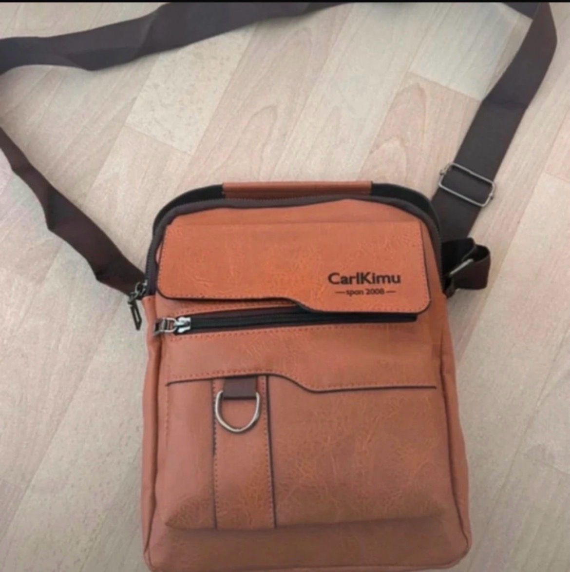 Faux leather crossbody / shoulder bag
