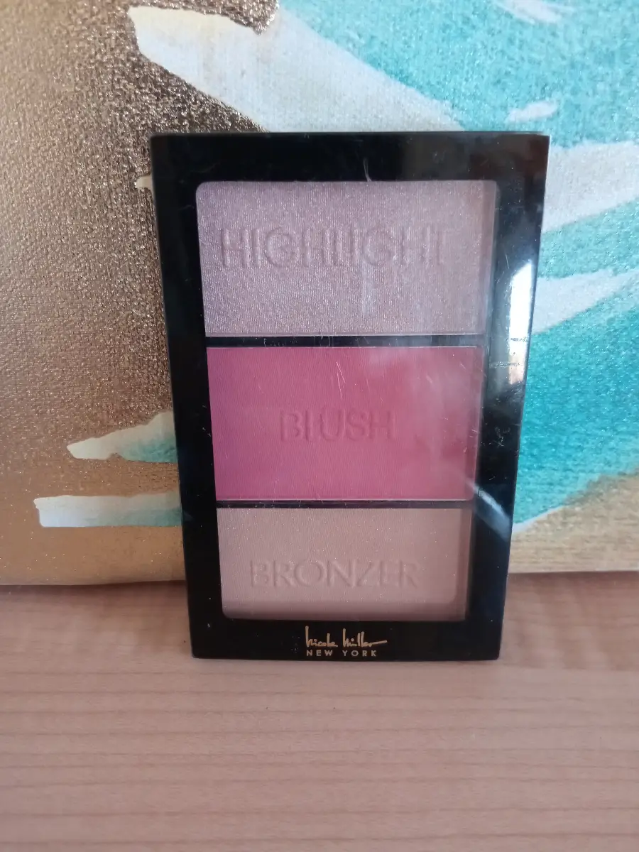 Nicole Miller Contour Trio Compact Makeup Palette New