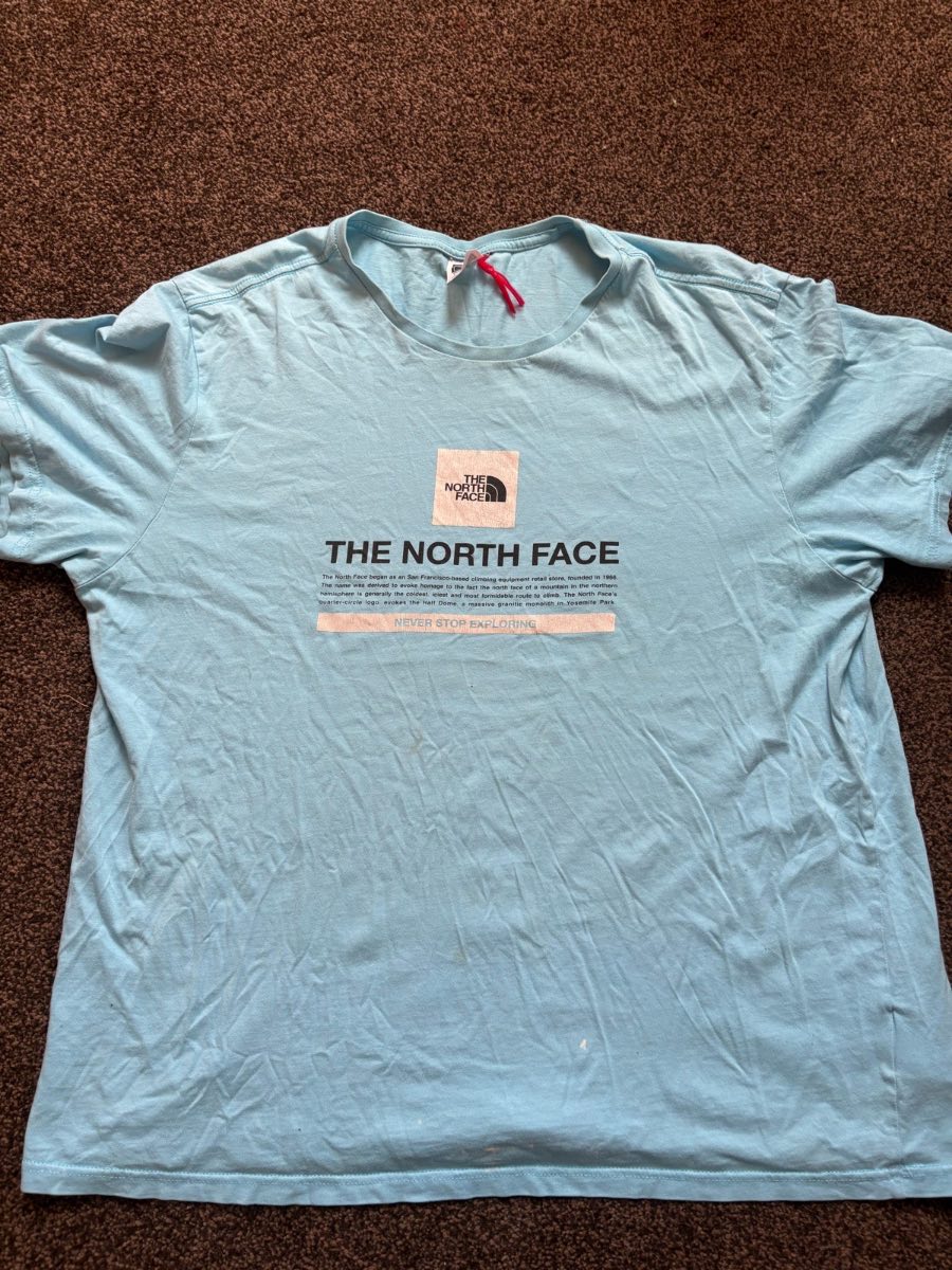 The North Face Tee Blue Size XL Read Description*