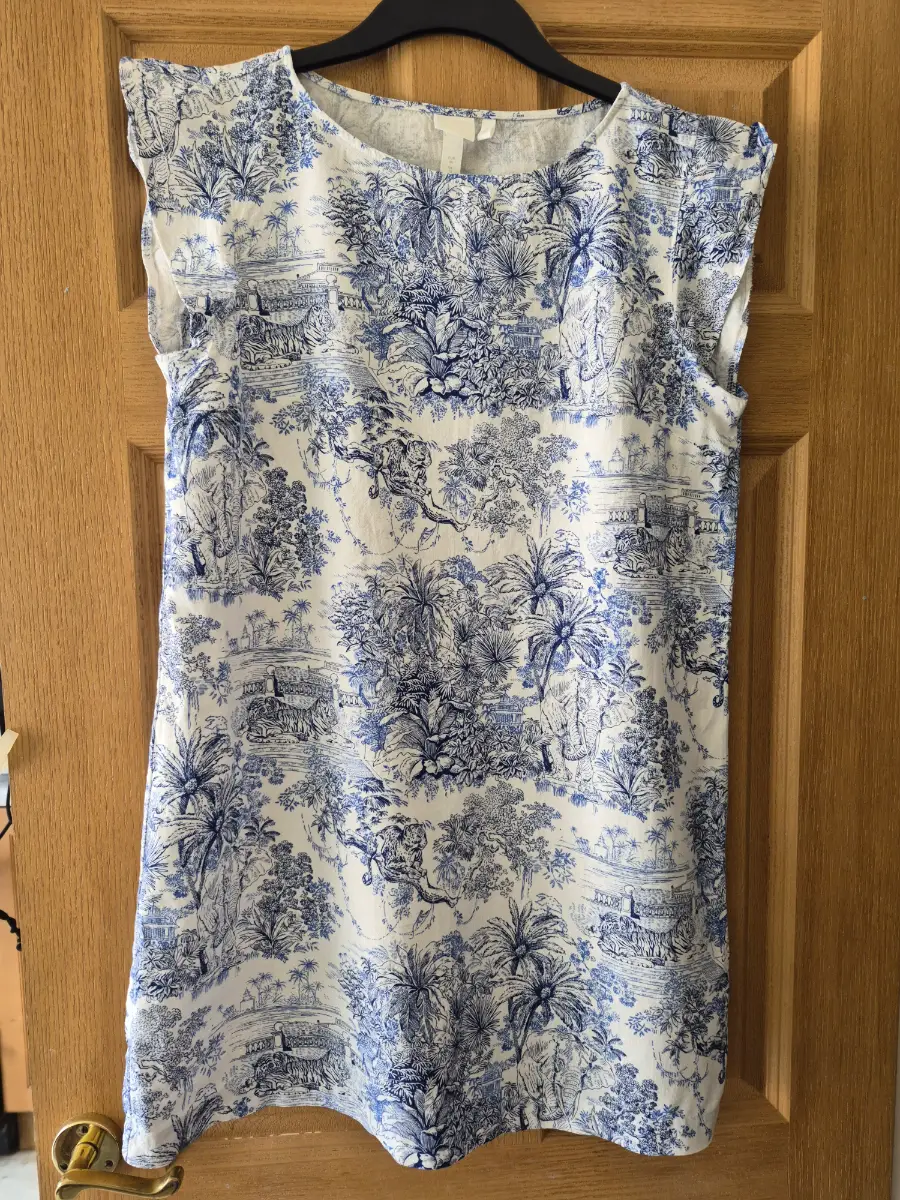 H&M toile du jouy dress