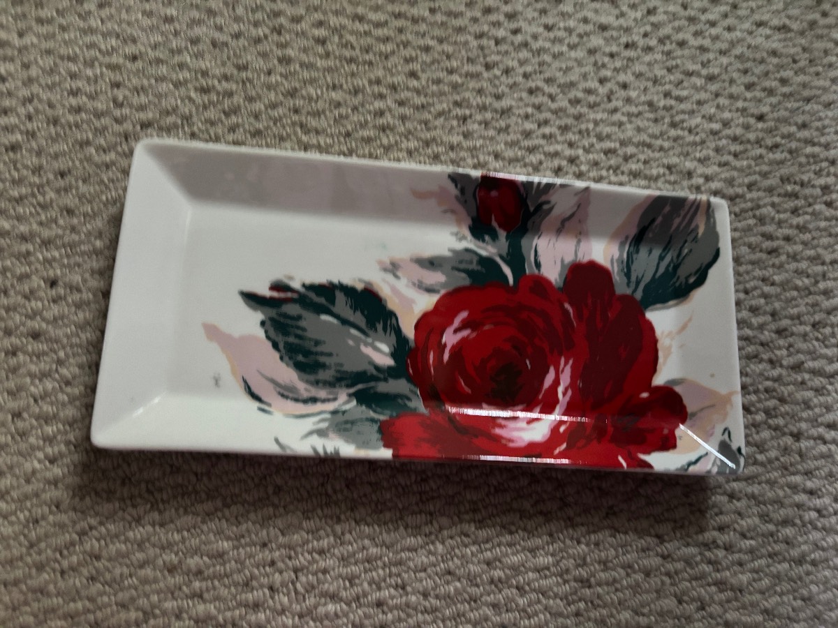 Unused cath kidston floral ceramic trinket tray