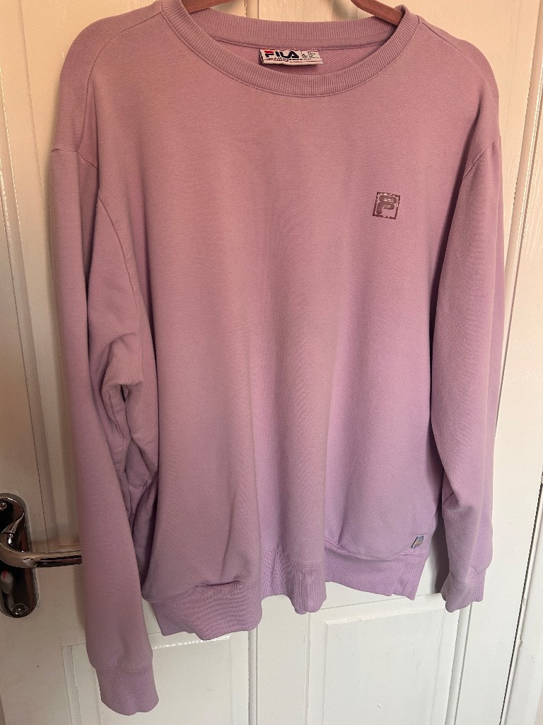 FILA Lilac / Dusty Purple Crew Neck Sweatshirt – Size XXL
