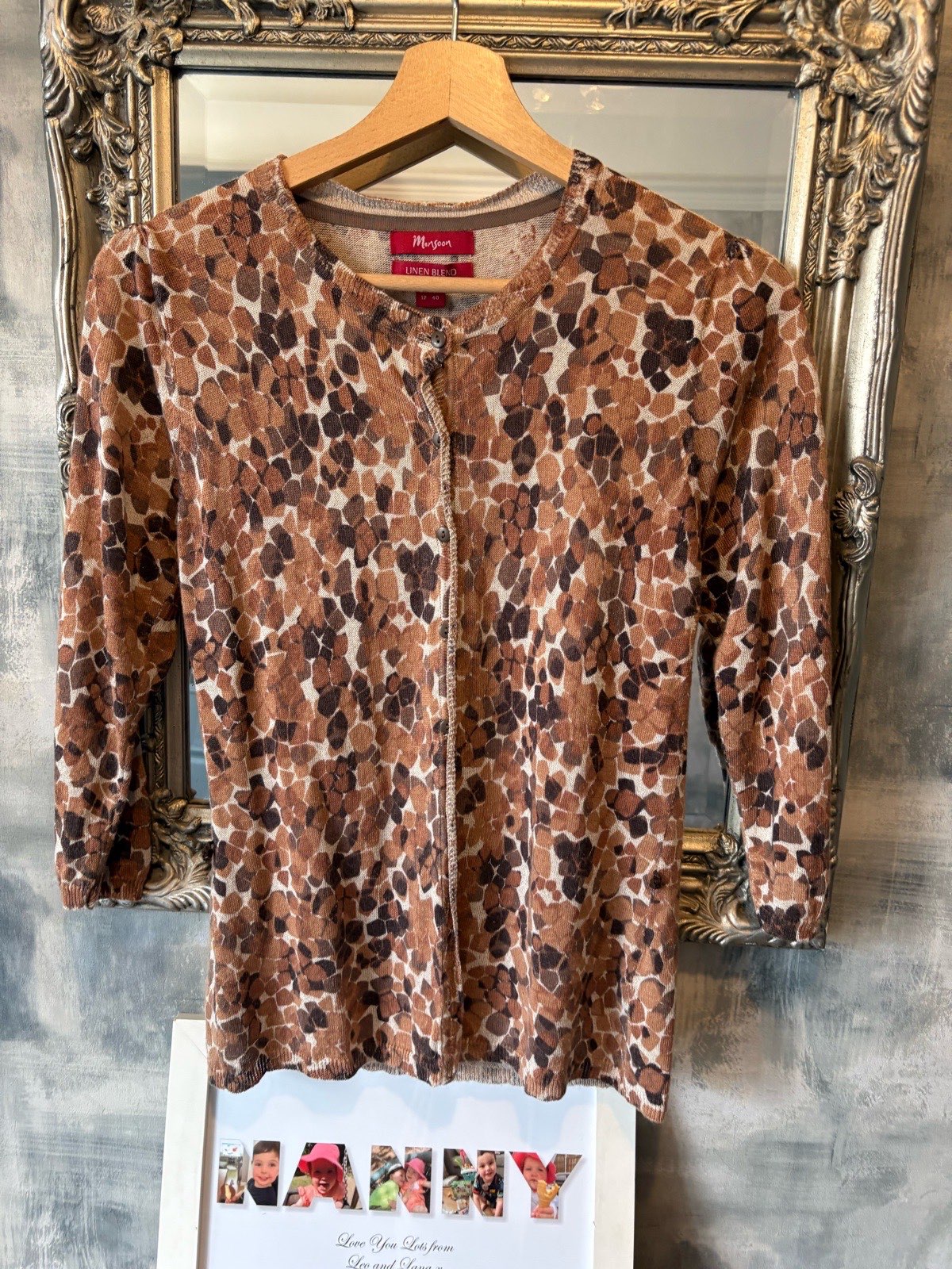 Ladies monsoon cardigan size 12