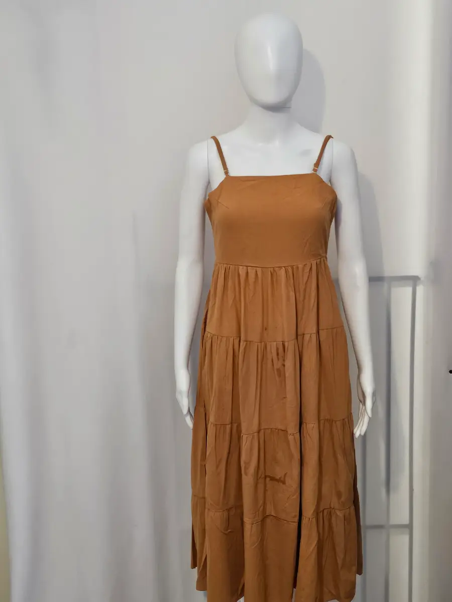 linen midi dress