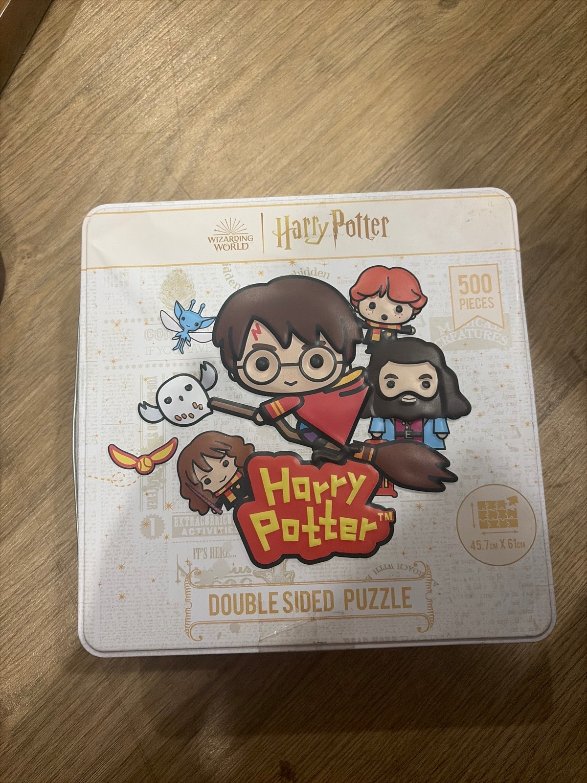 Harry Potter Chibi Double-Sided Jigsaw Puzzle — 500 Pieces in Collectable Tin