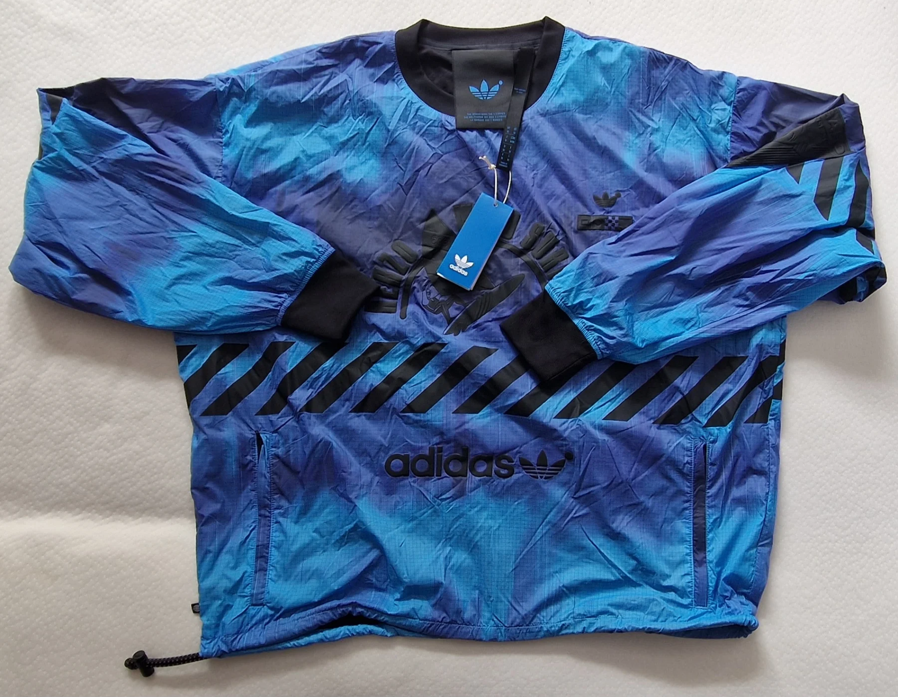 Adidas Original Ark Crew Pullover Windbreaker Size Medium