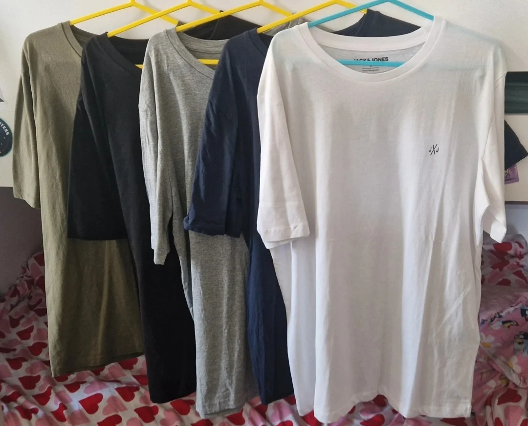 Men's Jack and Jones T-Shirt Bundle Size Medium