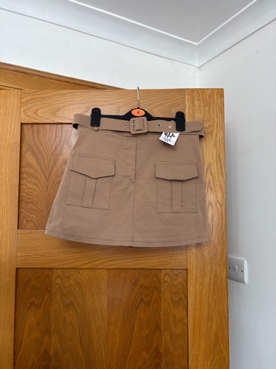 Porte A Porte Skort With Belt Colour Beige One Size 8-12