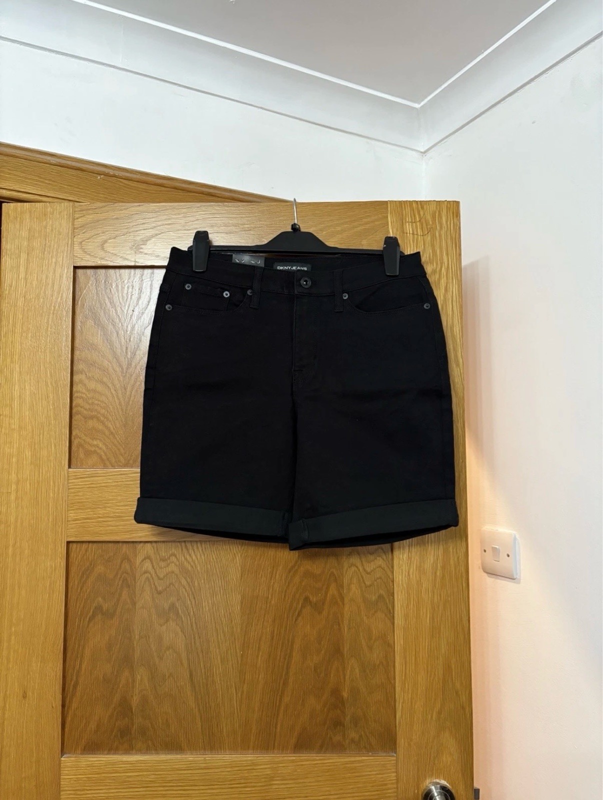 DKNY Jeans Roll leg jeans shorts Colour Black Size 10