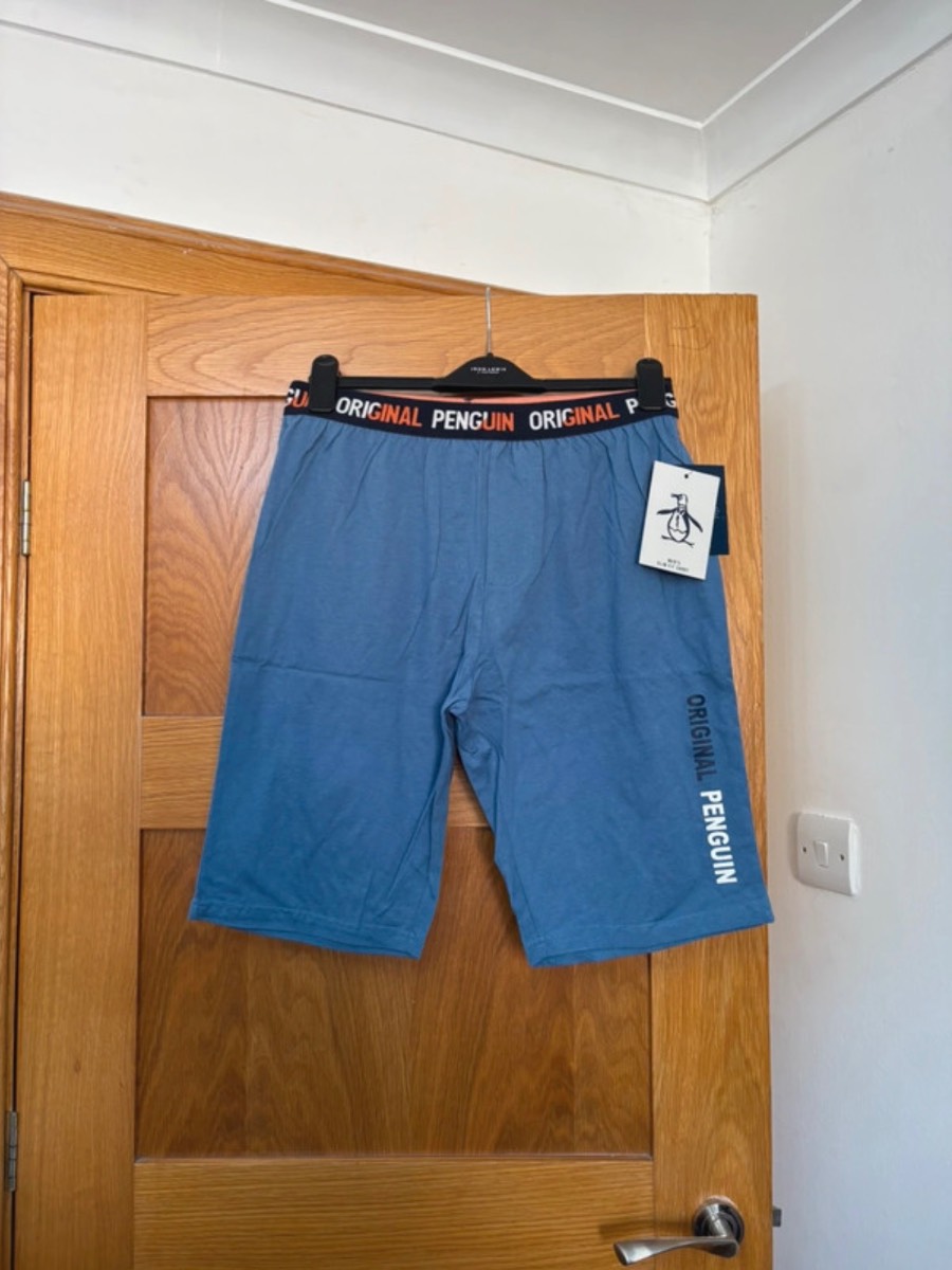 Original Penguin Lounge Shorts Colour Blue Size M