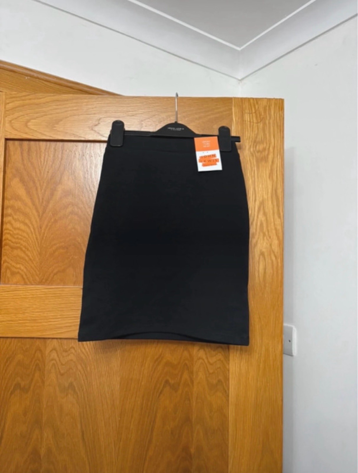 John Lewis Jersey Tube Skirt Colour Black Size 8 Years