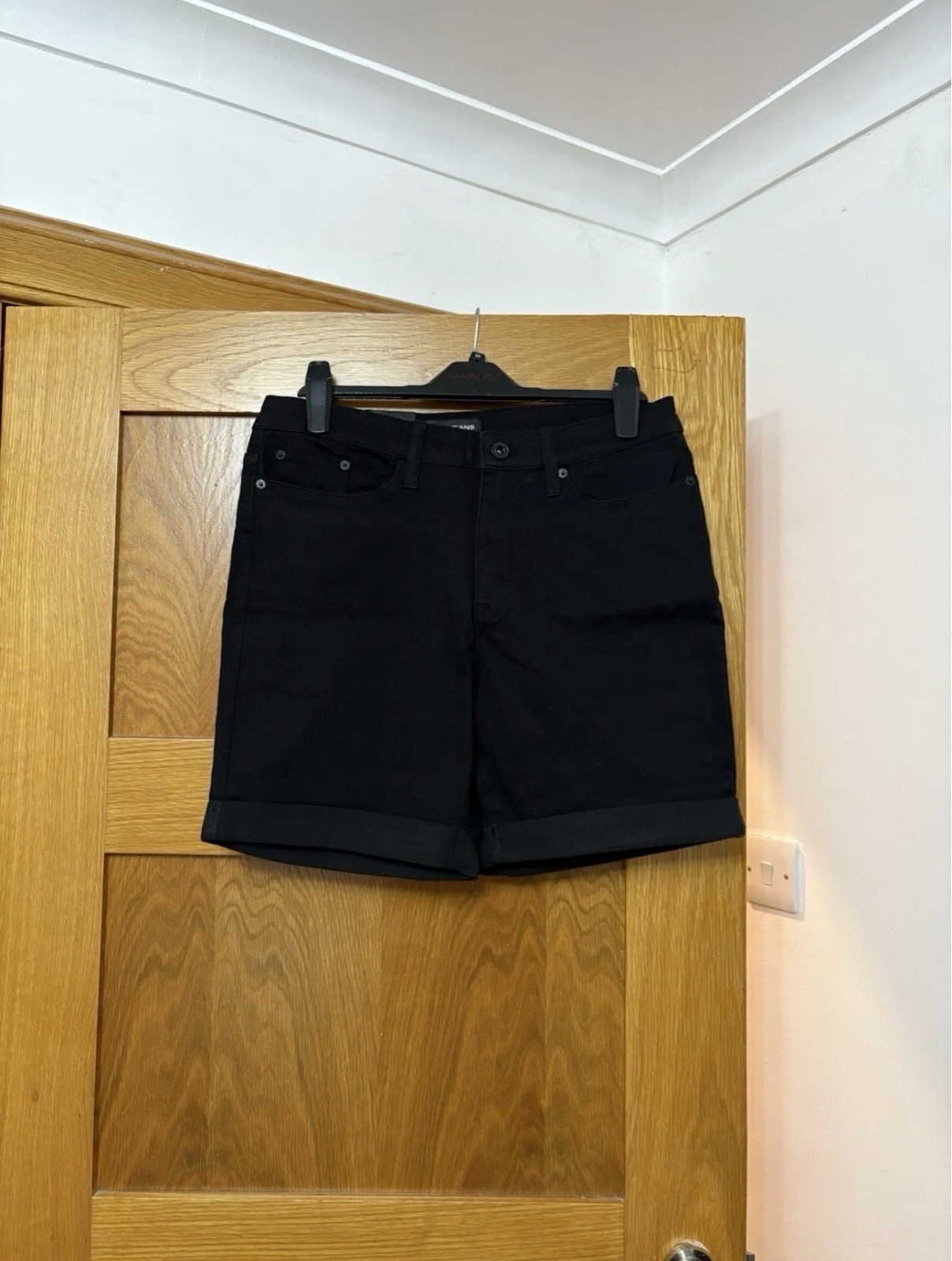 DKNY Jeans Roll leg jeans shorts Colour Black Size 12