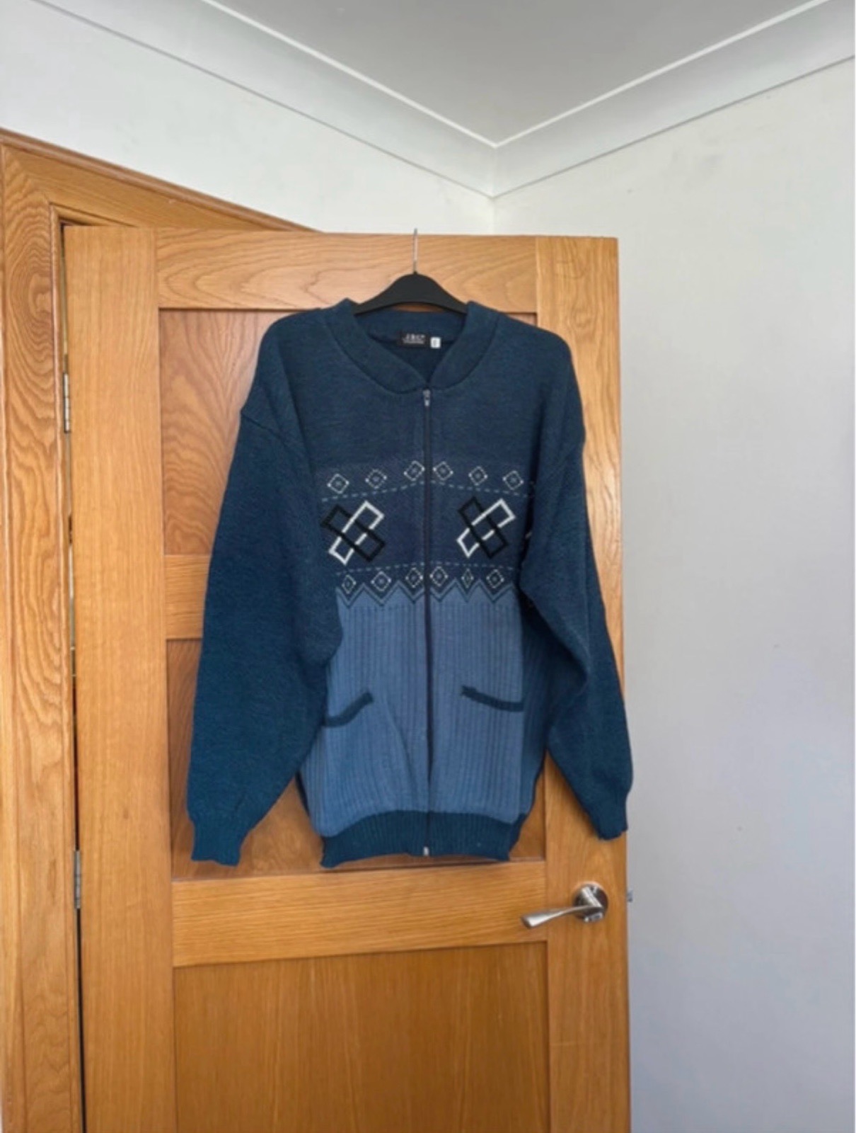 JBC Collection Full Zip Jumper Colour Navy/Blue Size XXL