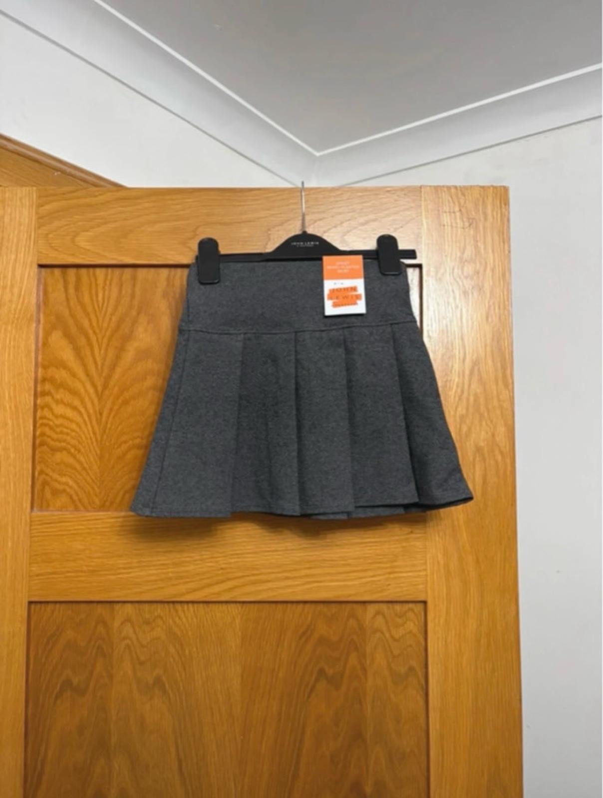 John Lewis Jersey Panel Pleated Skirt Colour Grey Size 3 Years