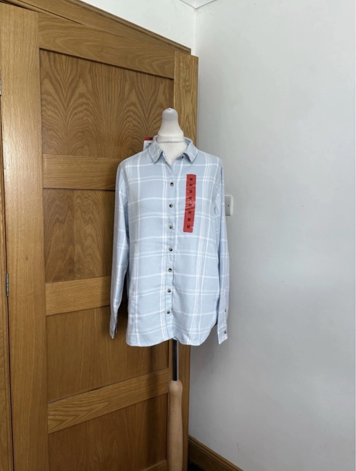 Jachs Girlfriend Long Sleeve Shirt Colour Light Blue/white Size M