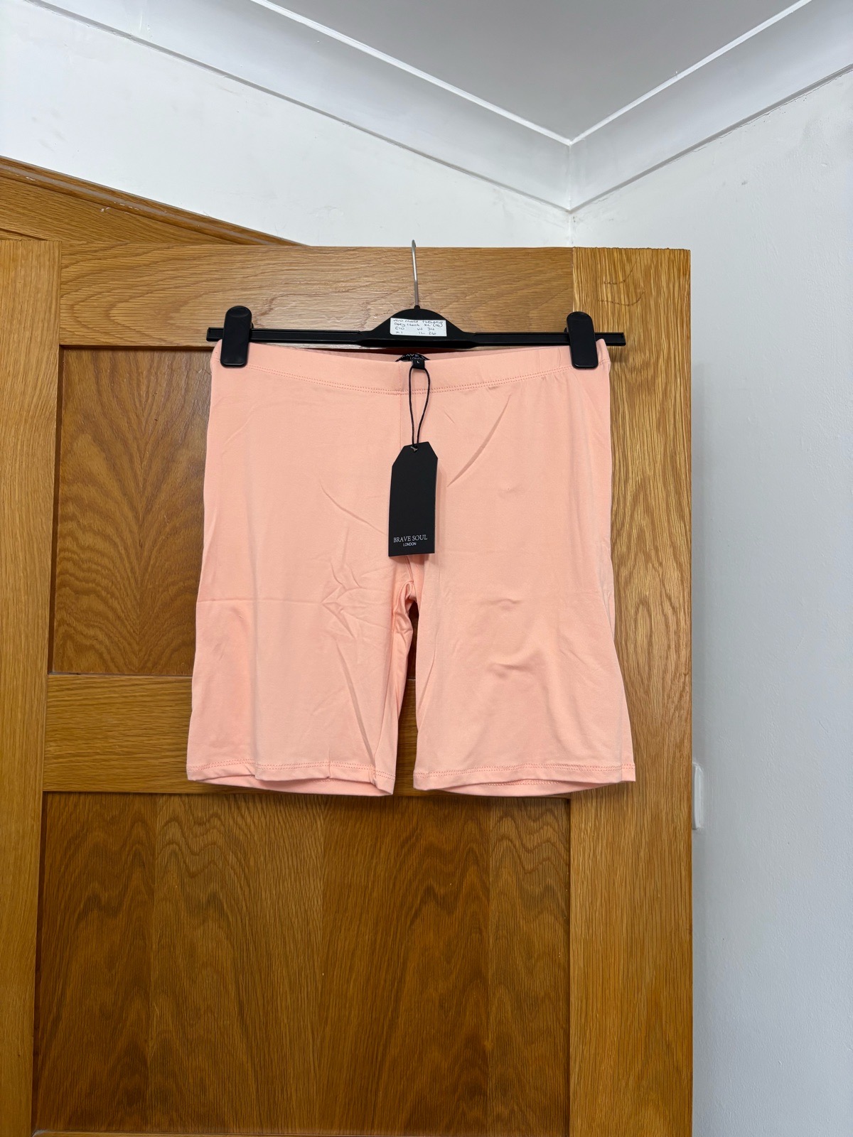 Brave Soul Cycling Shorts Colour Peach Size L