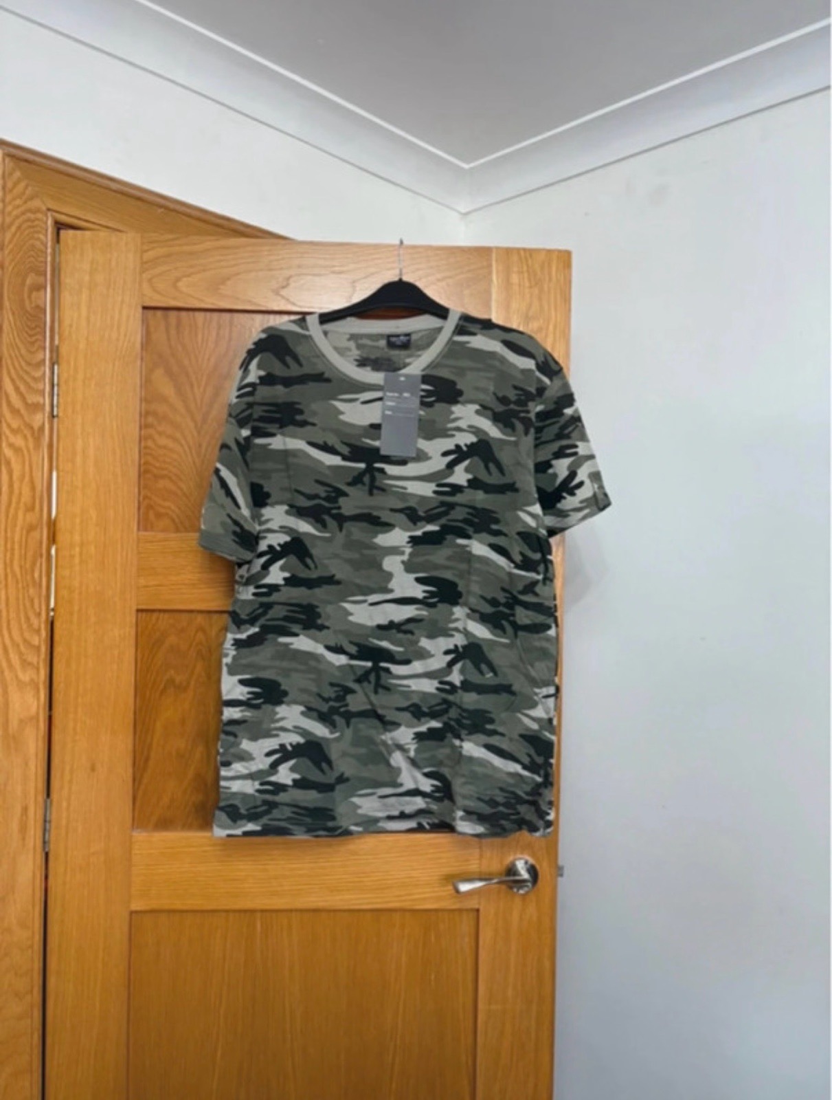 Max Men Collection Short Sleeve Camo T-Shirt Colour Khaki Camo Size XXL