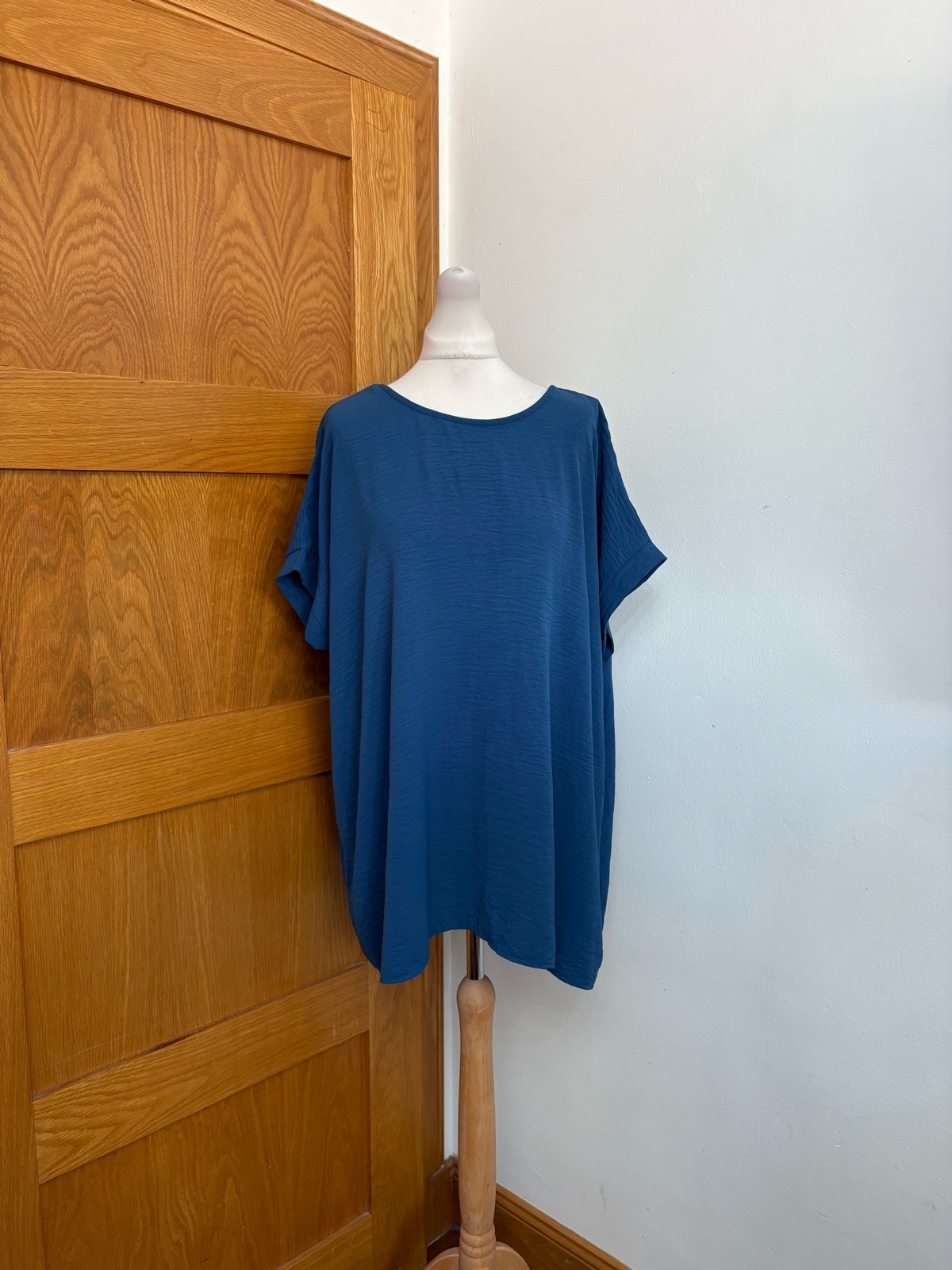Porte A Porte tie back top Colour Petrol Blue One Size 12-24/26