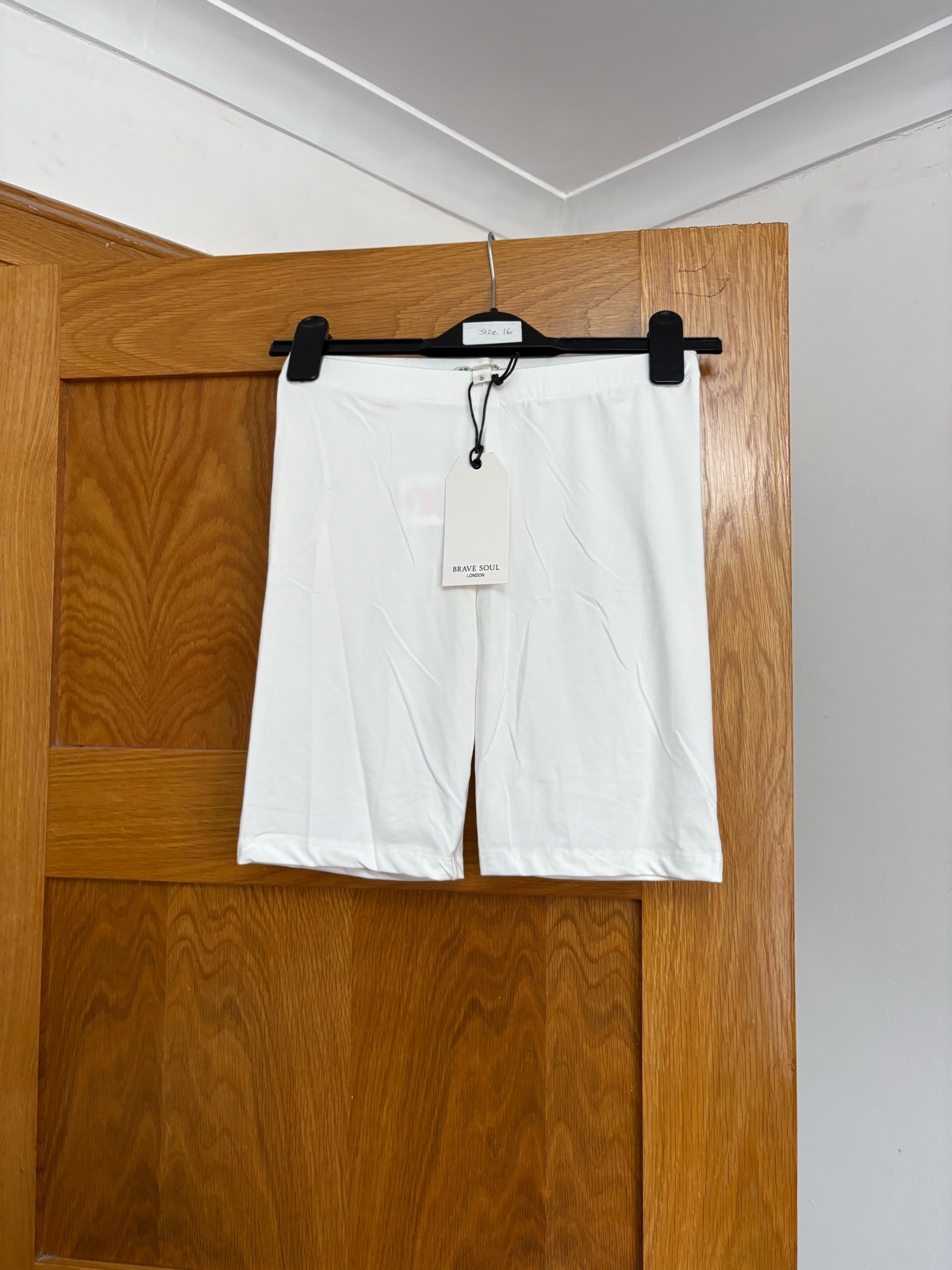 Brave Soul Cycling Shorts Colour White Size S