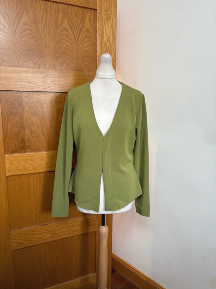 Primark Long Sleeve Top Colour Olive Size L