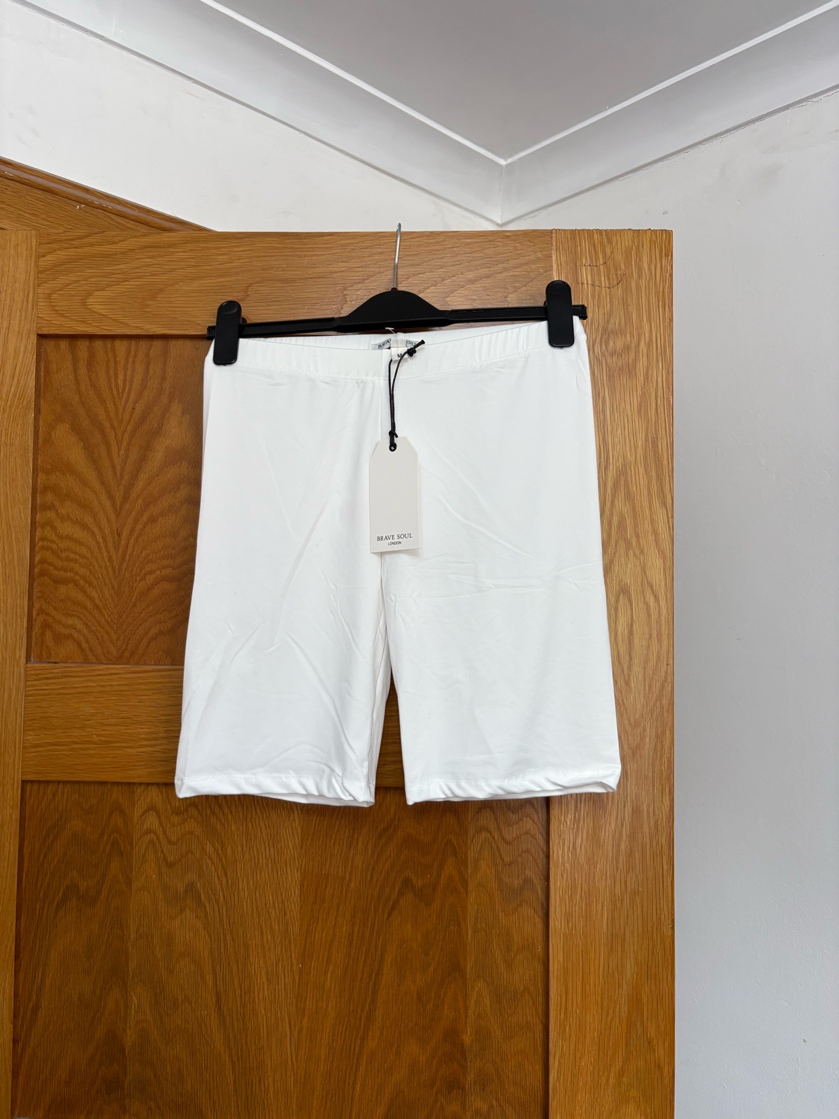 Brave Soul Cycling Shorts Colour White Size M