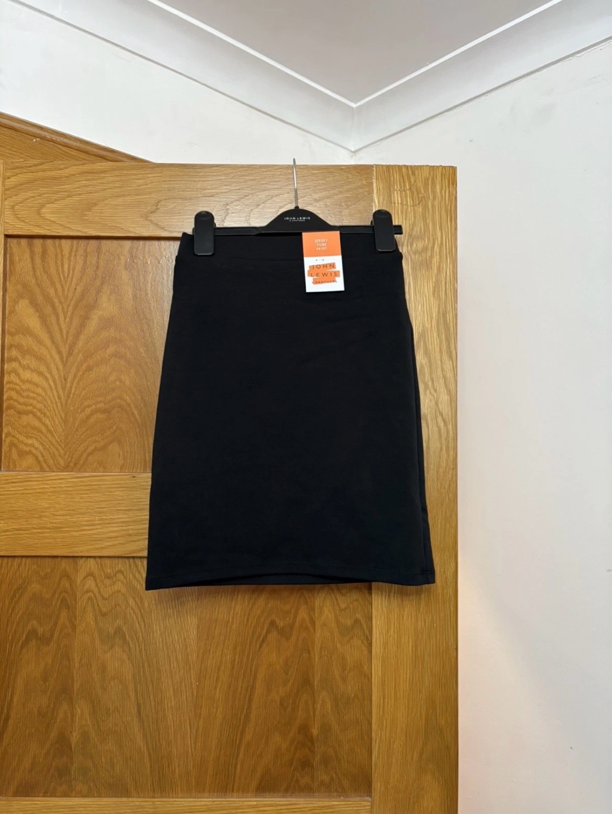 John Lewis Jersey Tube Skirt Colour Black Size 10 Years