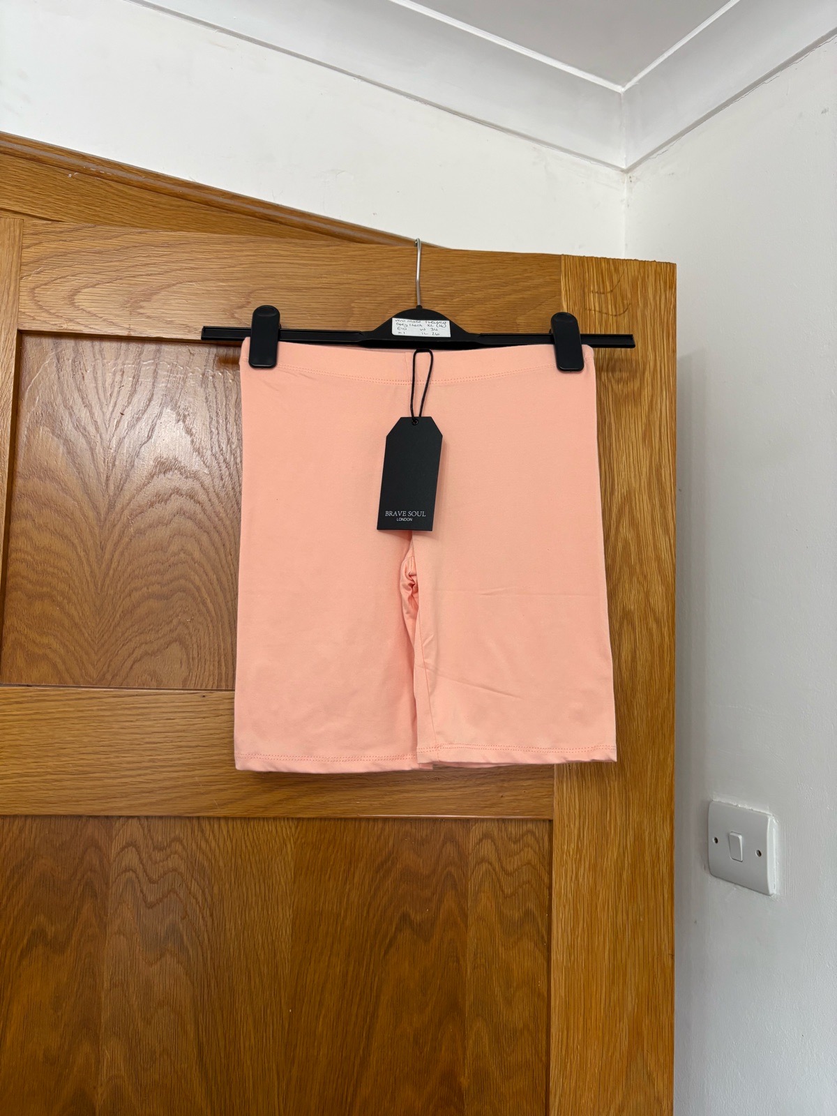 Brave Soul Cycling Shorts Colour Peach Size XS