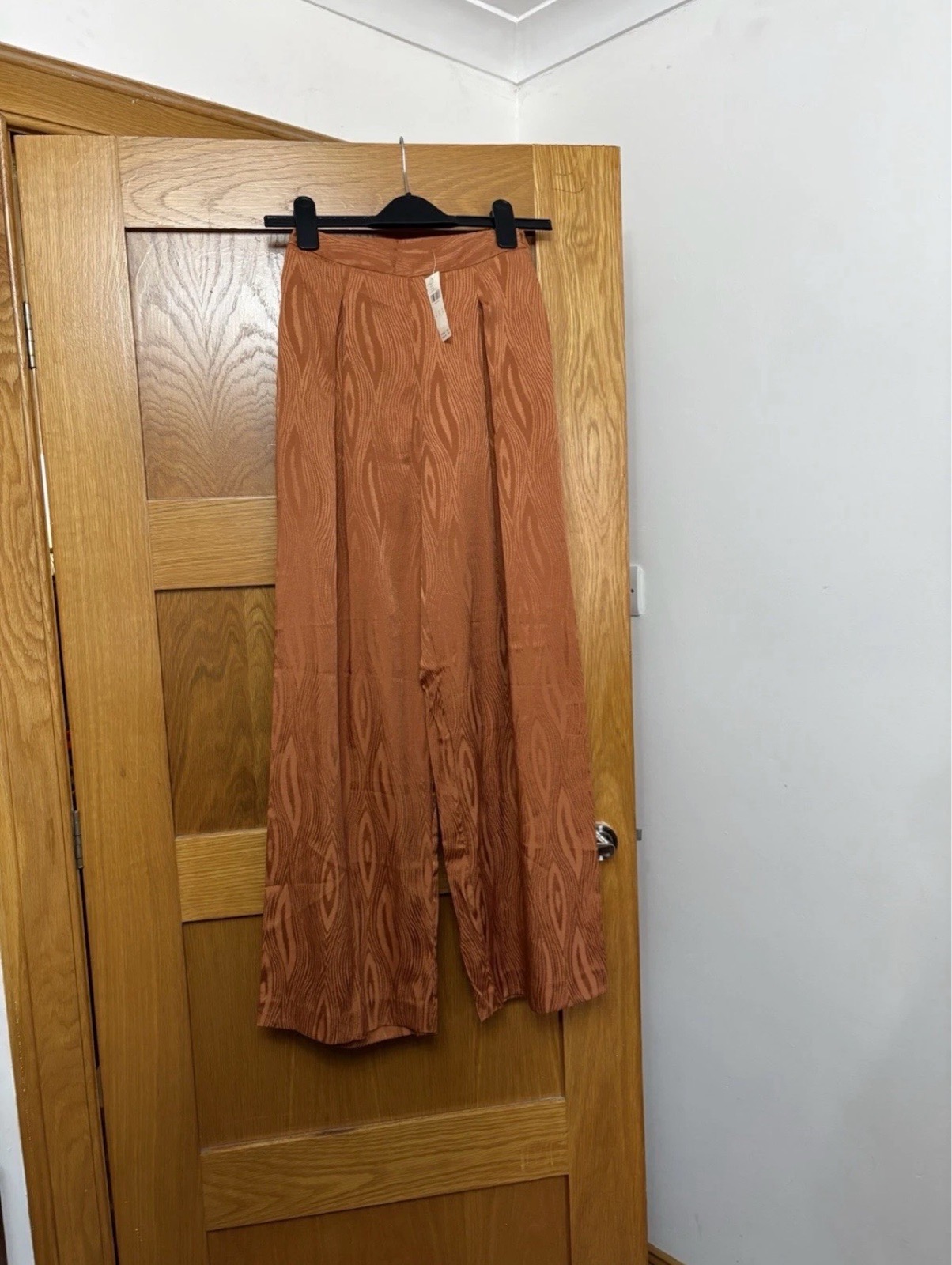 Anthropologie Wide Leg Trousers Colour Cedar Size 6