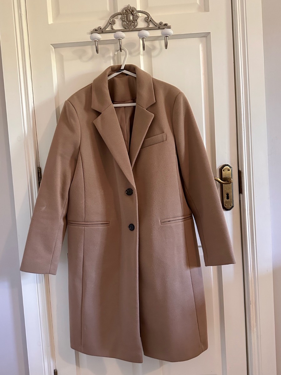 Brown camel coat