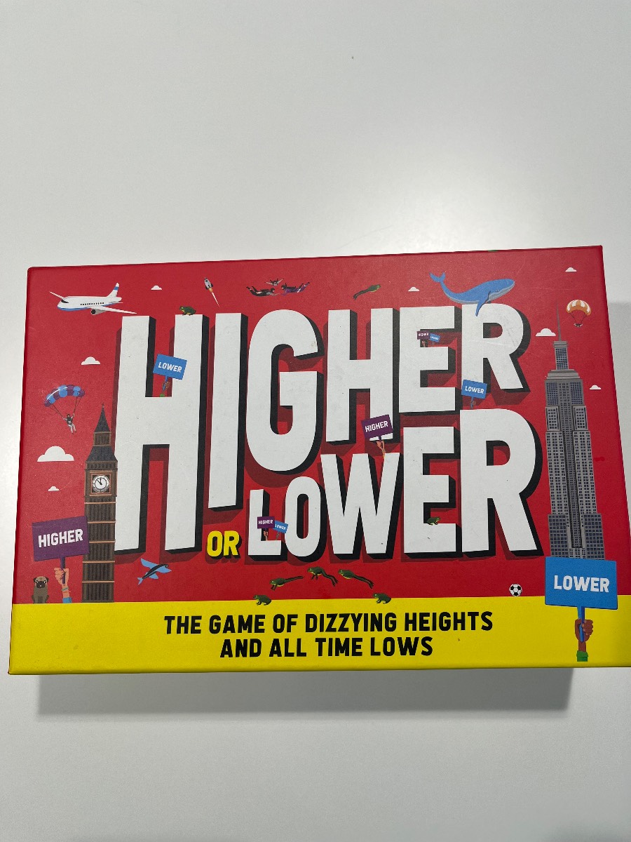 Higher or Lower Board Game