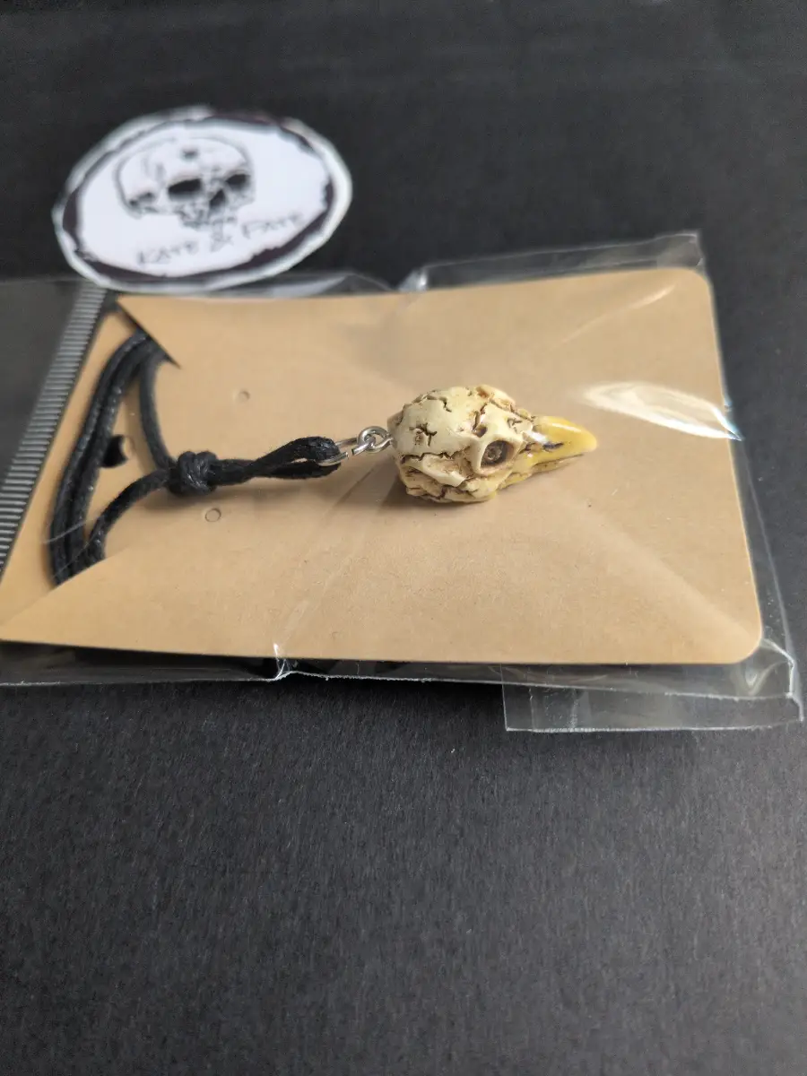 Bird skull pendant
