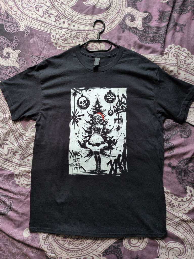"Xmas is Dead This Year" Gothic T-Shirt